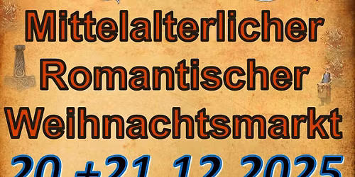 18. Mittelalterlicher Romantischer Weihnachtsmarkt