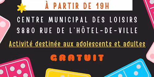 Soir\u00e9e Jeux de soci\u00e9t\u00e9