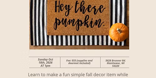 Fall Doormat Class