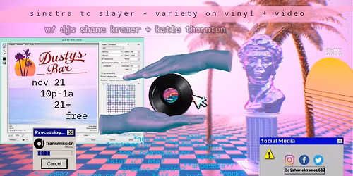 sinatra to slayer  with djs shane kramer + katie thornton