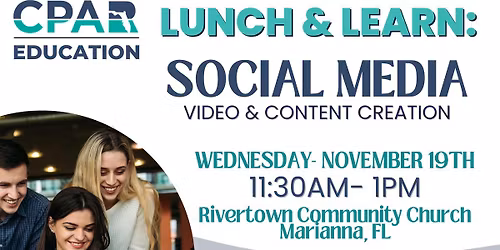 MARIANNA AREA: Lunch & Learn: Social Media Video & Content Creation 0CE