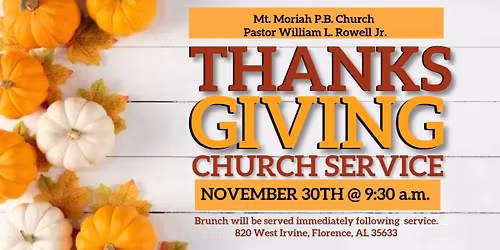 Thanksgiving Fellowship