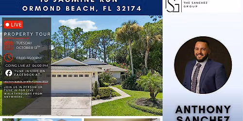 Listing Spotlight Live | 13 Jasmine Run Ormond Beach, FL. 32174