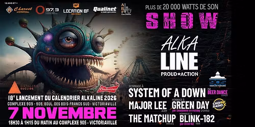 Show Alkaline - Lancement du Calendrier Alkaline 2026