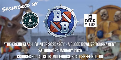 'THE KRKUR KLASH (WINTER 2025\/26)' - A Blood Bowl 7s Tournament