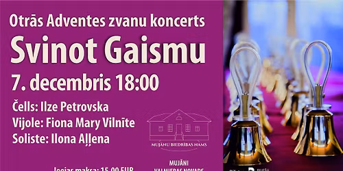 ZVANU ANSAMB\u013bA KONCERTS "SVINOT GAISMU" JAUN\u0100 SKAN\u0112JUM\u0100