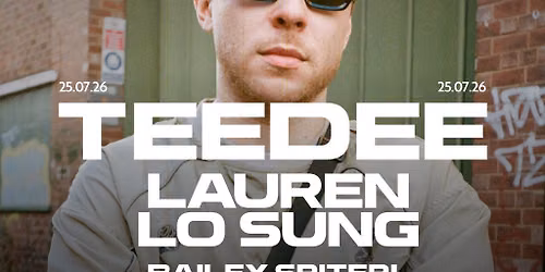 TEEDEE| Groovebox at Engine Rooms, Southampton|LAST 100 TICKETS