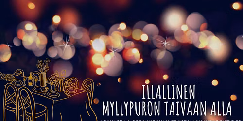 Illallinen Myllypuron taivaan alla