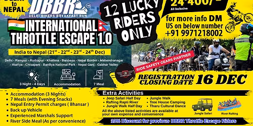 DBBR Chill Ride to NEPAL