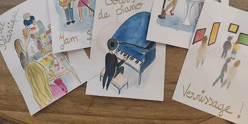 Afterwork cr\u00e9atif - peindre, coller, exp\u00e9rimenter