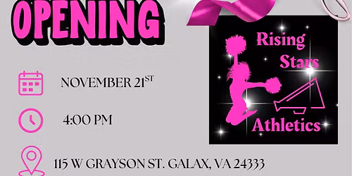 Rising Stars Athletics Grand Opening