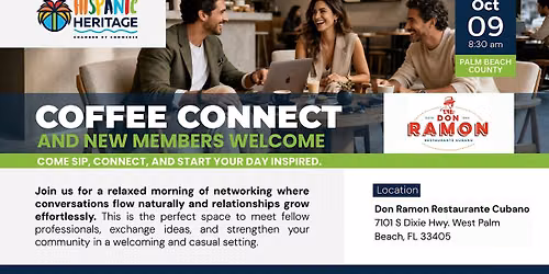 Coffee Connect & New Members Welcome - Palm Beach County