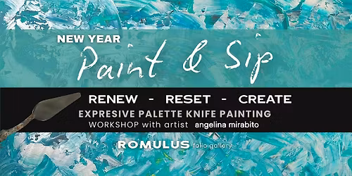 Renew-Reset-Create: A New Year Palette Knife Painting Workshop