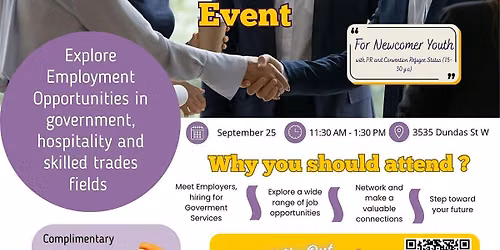 Job Fair & Networking Event for Newcomer Youth