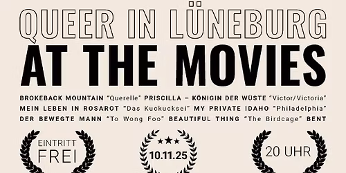 Queer in L\u00fcneburg at the Movies