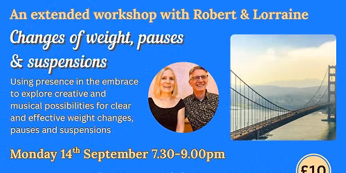 Bury Tango 90min workshop with Lorraine & Robert 