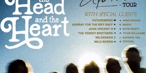 The Head And The Heart with Wilderado