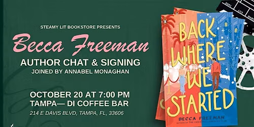 Author Visit (Tampa) - Meet Author Becca Freeman in Tampa!