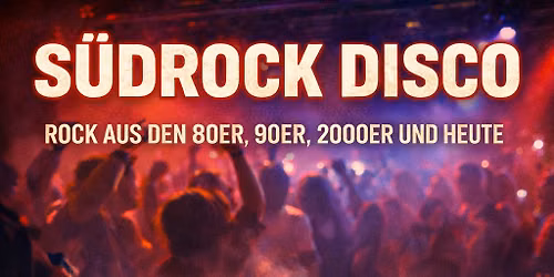 S\u00fcd'Rock'Disco mit DJ Mr. Tinnitus