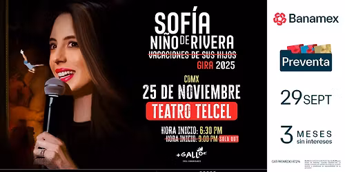 Sof\u00eda Ni\u00f1o de Rivera | 2da funci\u00f3n