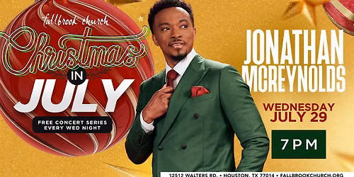 Fallbrook Christmas in July - Jonathan McReynolds