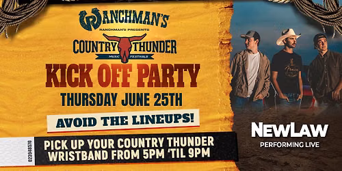 COUNTRY THUNDER ALBERTA KICK OFF PARTY AT RANCHMANS CALGARY
