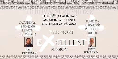 10th Annual Mission Weekend