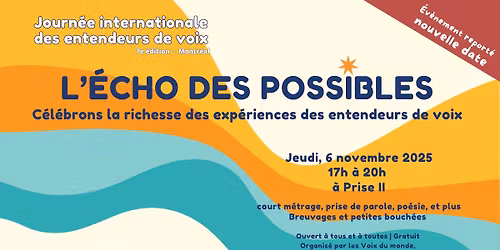 L'\u00c9cho des possibles : C\u00e9l\u00e9brons la richesse des entendeurs de voix