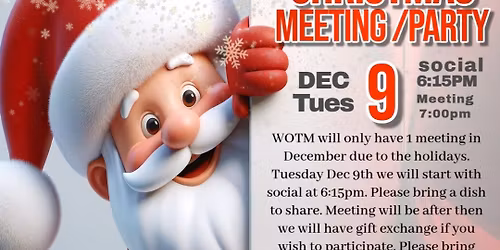 Special Christmas Meeting WOTM