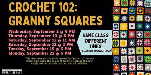 Crochet 102: Granny Squares