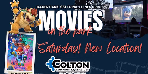 Fridays at Fleming Movies in the Park - The Super Mario Galaxy Movie