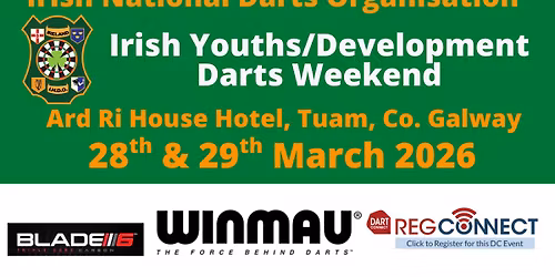 INDO Irish Youths\/Development Darts Ranking Weekend 2026