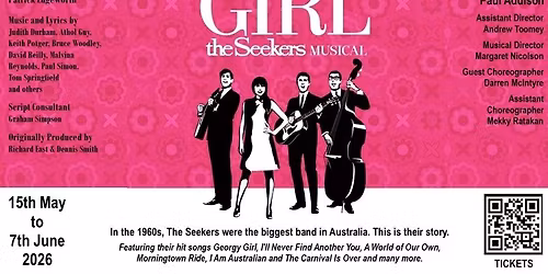 Georgy Girl: The Seekers Musical - Presented at Players Theatre