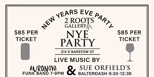 Balterdash at 2 Roots Art & Wine Gallery NYE Party
