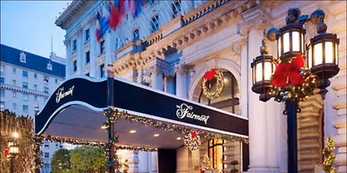 Holiday Tea at the Fairmont Hotel