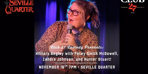 Comedy Night with Hilliary Begley!