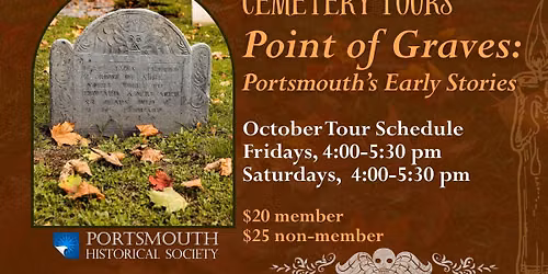Point of Graves Tour: Portsmouth's Earliest Stories
