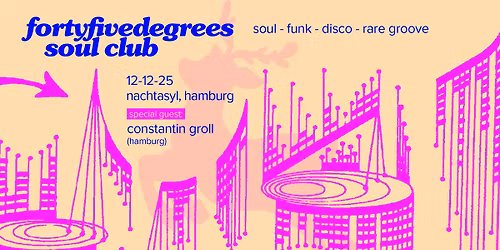 Fortyfive Degrees Soul Club w\/ Constantin Groll