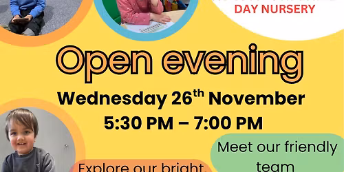 Nursery open evening at Adventureland Day Nursery Aldridge