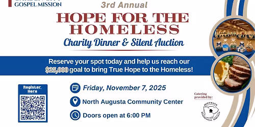 3rd Annual Hope for the Homeless Charity Dinner and Silent Auction