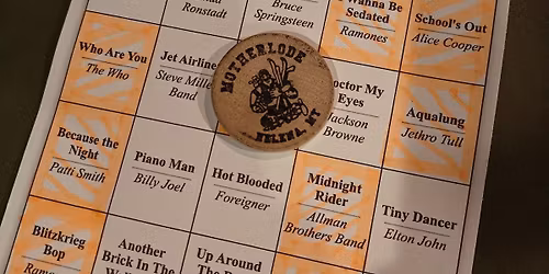 Music Bingo at Motherlode