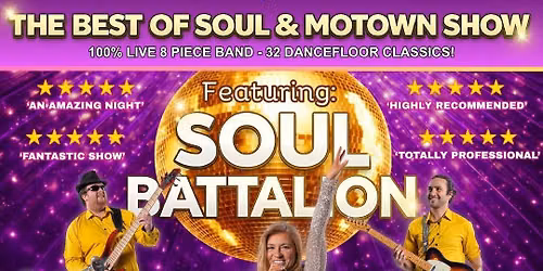 Soul Battalion - The Best of Soul & Motown Show - Rio Hull
