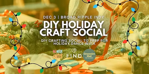 DIY Crafting Social to prep for Dance Walk Holiday Parade