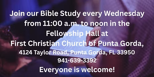 Bible Study at First Christian Church of Punta Gorda