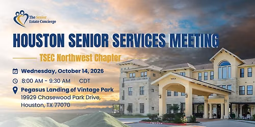 Houston Senior Services Meeting | TSEC Northwest Chapter