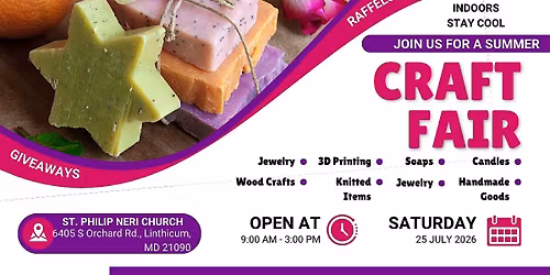 Summer Indoor Craft Fair