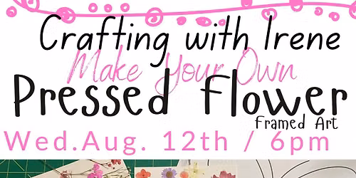 Pressed Flower Frame Art
