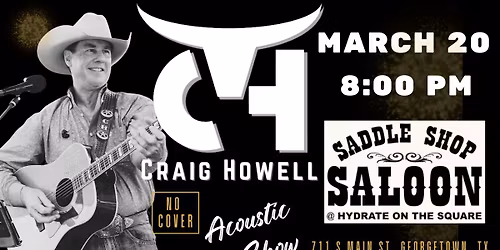 Craig Howell @ the Saddle Shop Saloon