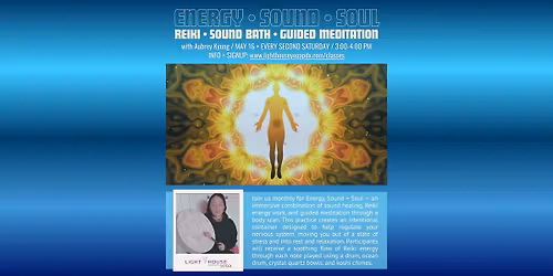 ENERGY, SOUND + SOUL *REIKI, SOUND BATH + GUIDED MEDITATION* @ Lighthouse Community Yoga PDX