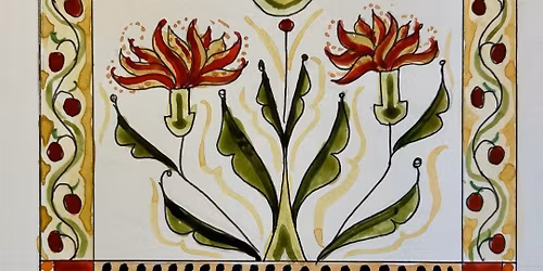 Fraktur Bookplate with Emily Smucker-Beidler